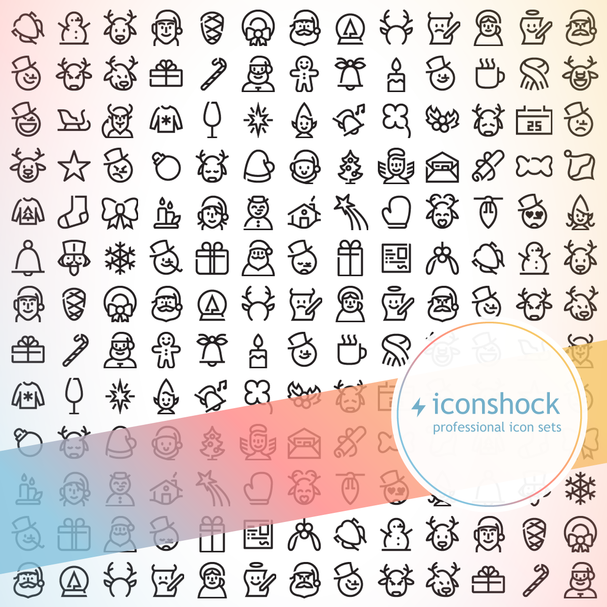 glyph-christmas-icons-iconshock