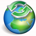 world upload icon