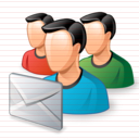 contacts mail icon
