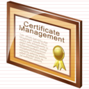 certificate management icon