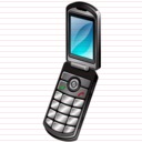 clamshell phone icon