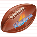 american football ball icon