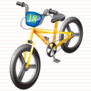 bmx racing cycle icon