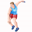 discus throw icon