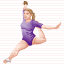 floor gymnastics icon