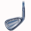 golf iron icon