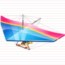 hand gliding icon