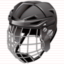 ice hockey helmet icon