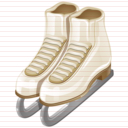 ice skating boots icon