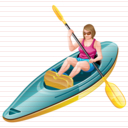 kayaking icon