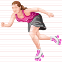 roller skating icon