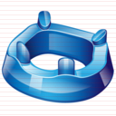 rugby kicking tee icon