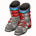 skiing boots icon