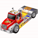 truck racing icon