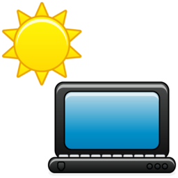 solar_powered_laptop icon