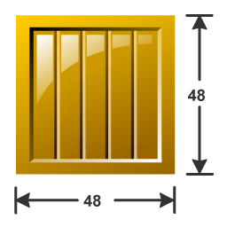 dimensions icon