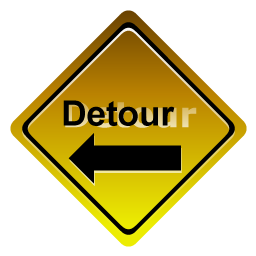 detour_left_sign icon