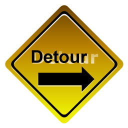 detour_right_sign icon
