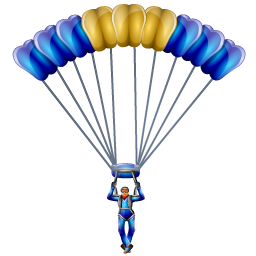 parachuting icon
