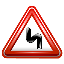 double_curve_sign icon