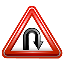hairpin_turn_sign icon