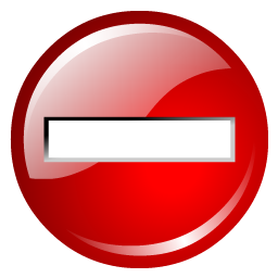 no_entry_sign icon