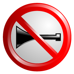 no_horn_sign icon