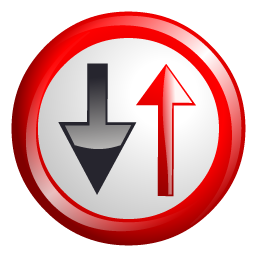 oncoming_vehicles_sign icon