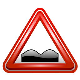 uneven_road_sign icon