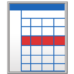row icon