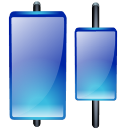 distribute_horizontal_center icon
