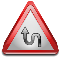 double_curve_sign icon