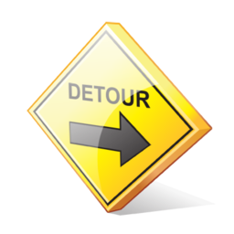 detour_right_sign icon