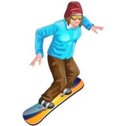 snowboarding icon