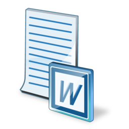 import_export_word icon