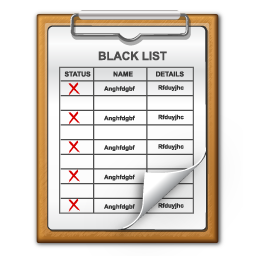 blacklist icon