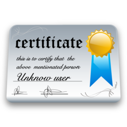 certificate icon