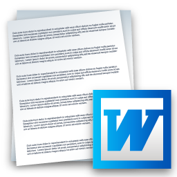 import_export_word icon
