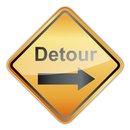 detour_right_sign icon
