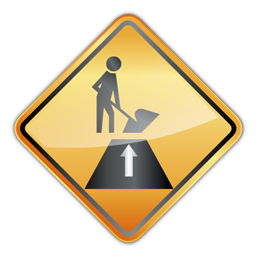 road_construction_sign icon
