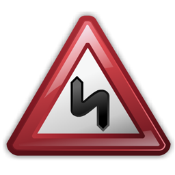 double_curve_sign icon