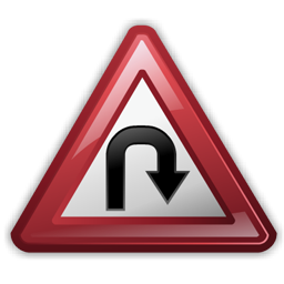 hairpin_turn_sign icon