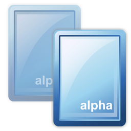 alpha icon