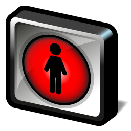 no_crossing_sign icon