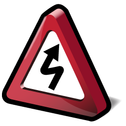 zigzag_road_sign icon