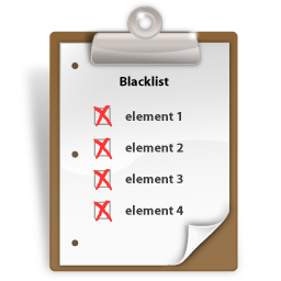 blacklist icon