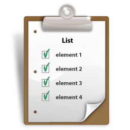 list icon