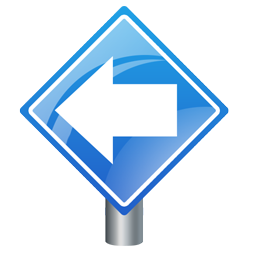 detour_left_sign icon