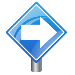 detour_right_sign icon