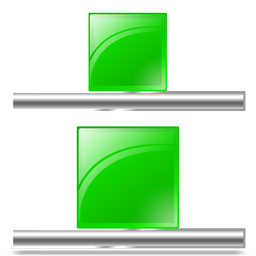 distibute_bottom_edge icon